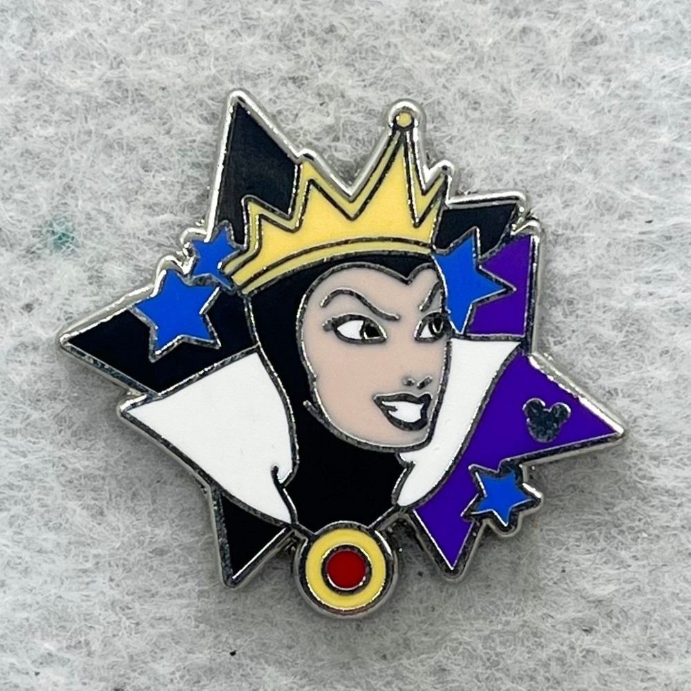 🔮 5/$25 Disney Snow White Evil Queen Stars Pin